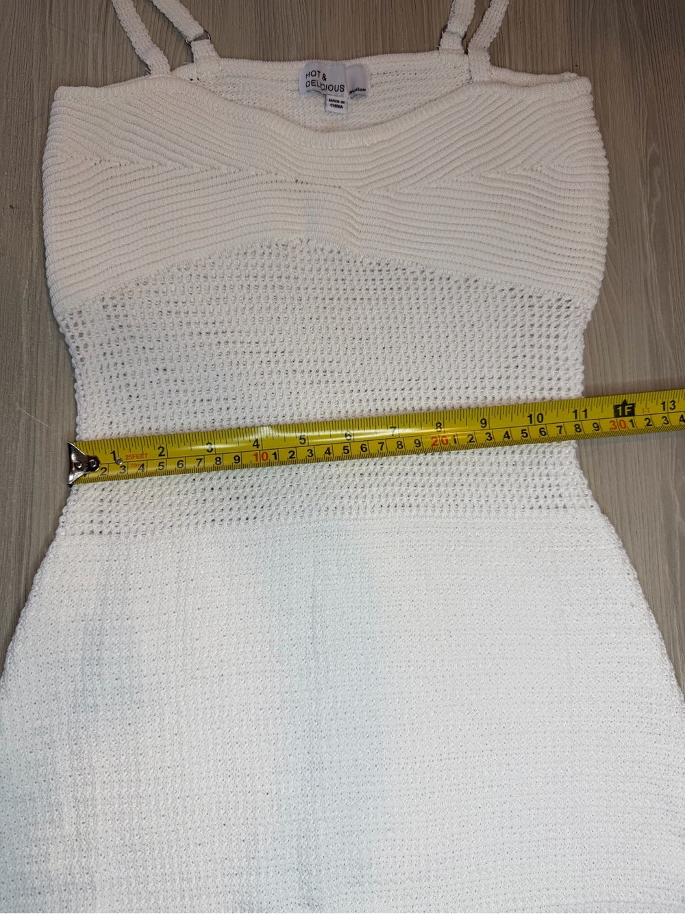 Vintage Style White Crochet Maxi Dress Y2K Boho Chic Festival Summer Medium - Picture 4 of 8